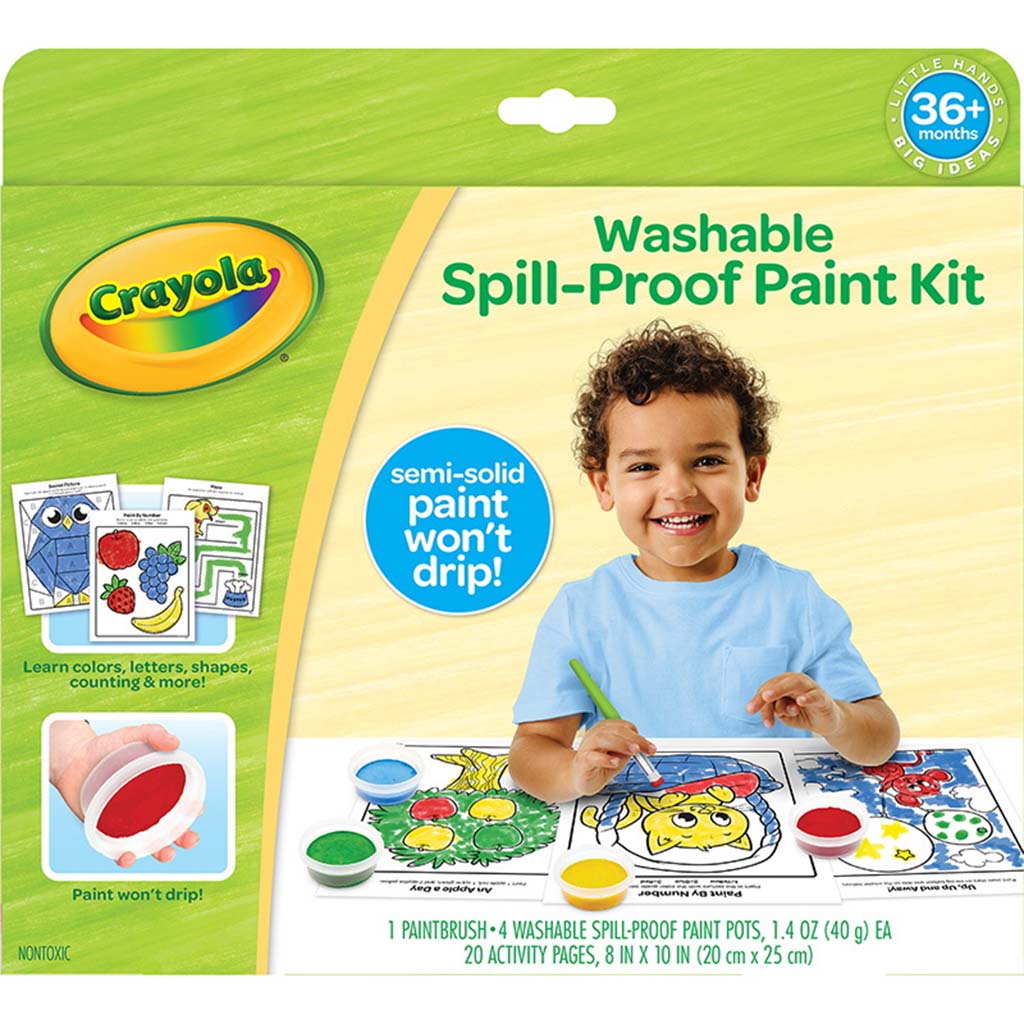 Washable Spill-Proof Paint Kit