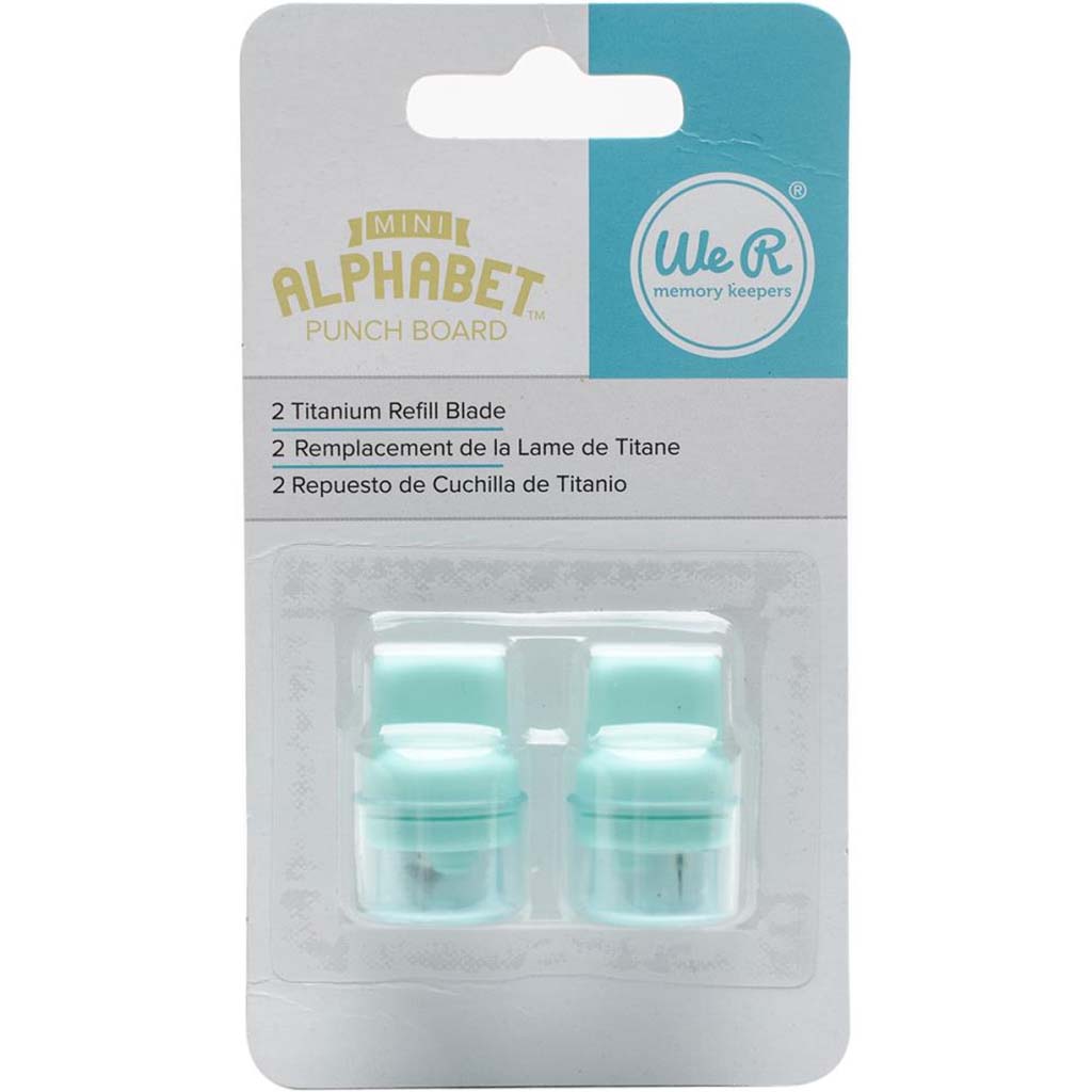 Mini Alphabet Punch Board Blade Refill 2Pkg