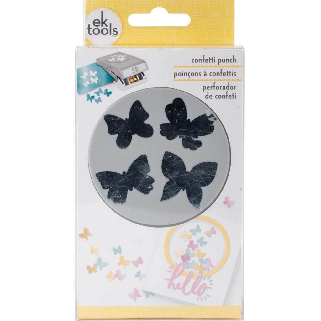 Large Punch Confetti Butterfly