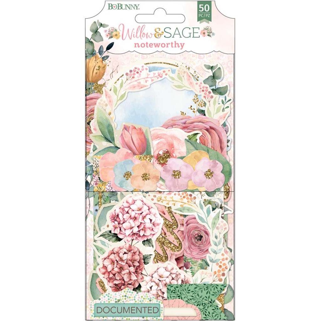 Willow &amp; Sage Noteworthy Die Cuts 50pkg