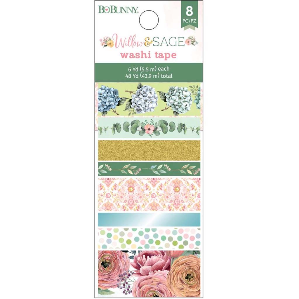 Willow &amp; Sage Washi 8 Rolls