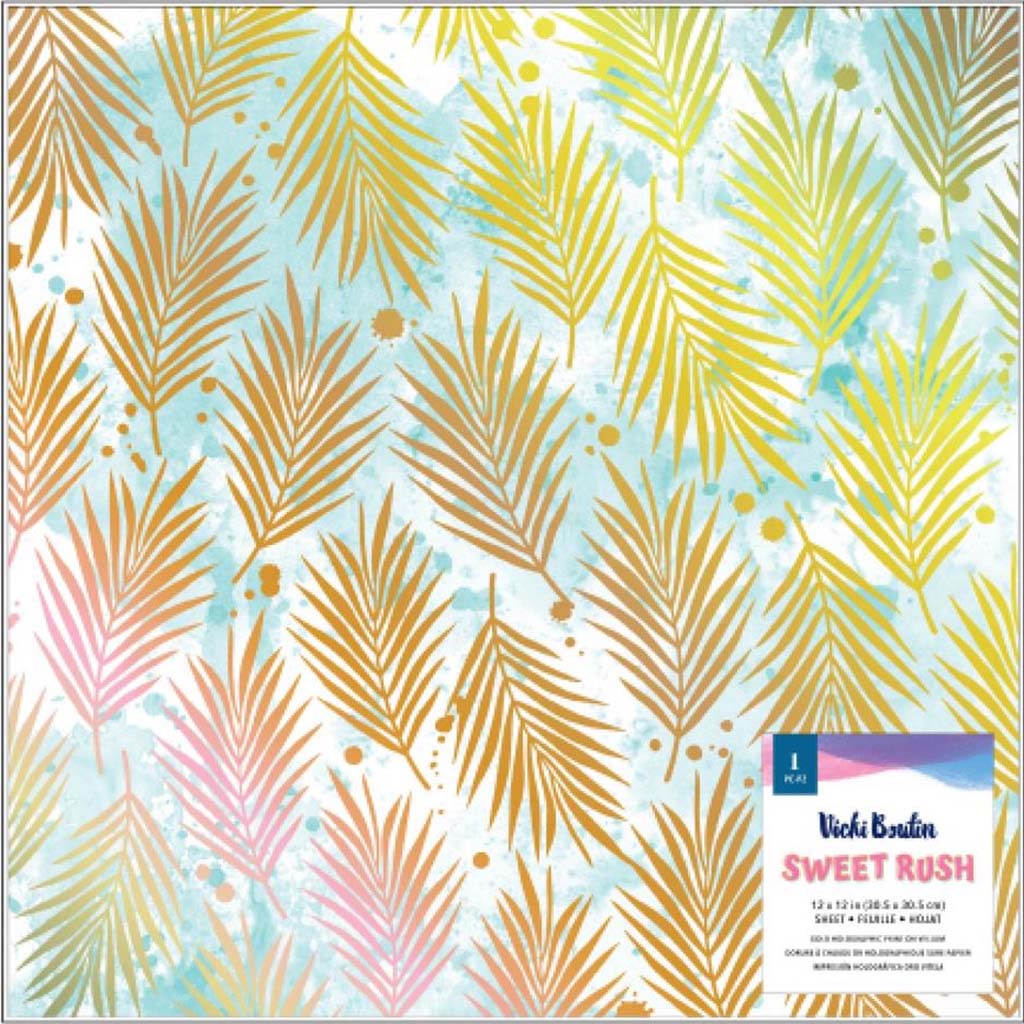 Specialty Paper 12In X 12In Gold Foiled Vellum