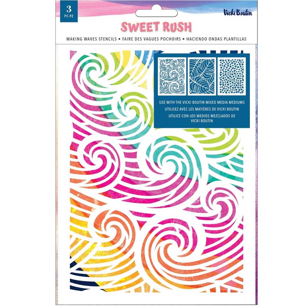 Sweet Rush Stencils Make Waves