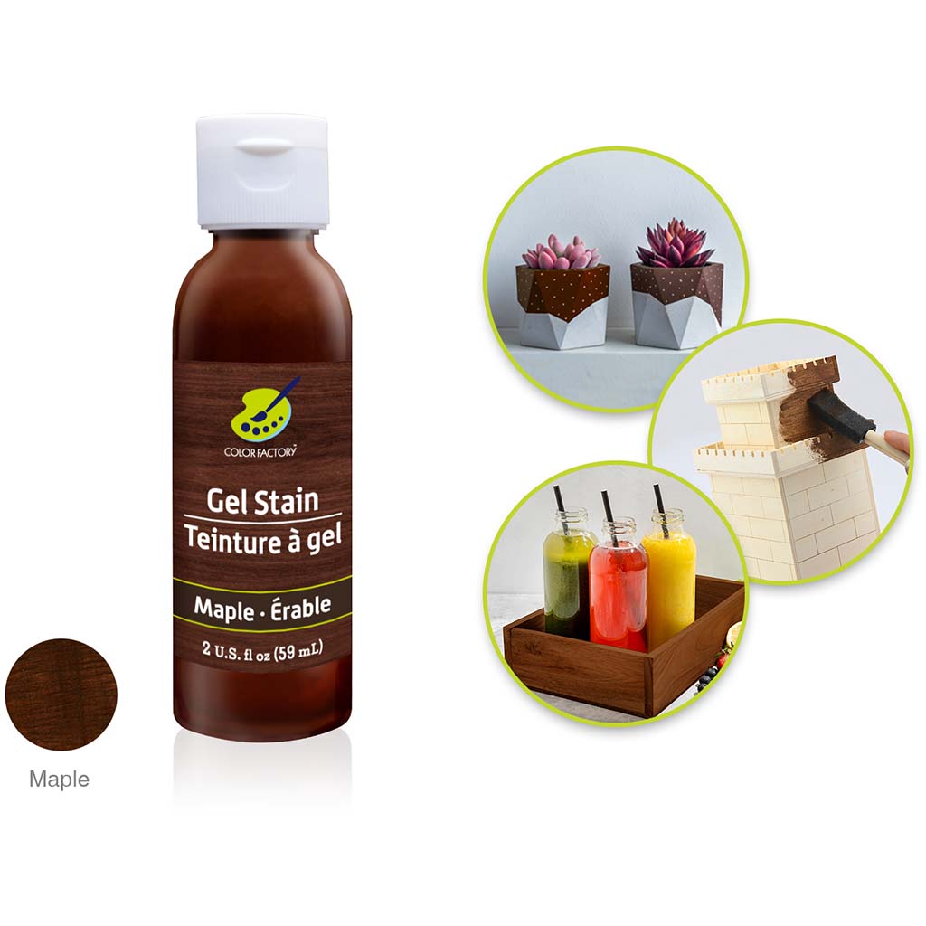 Color Factory: Gel Stains Maple, 2Oz