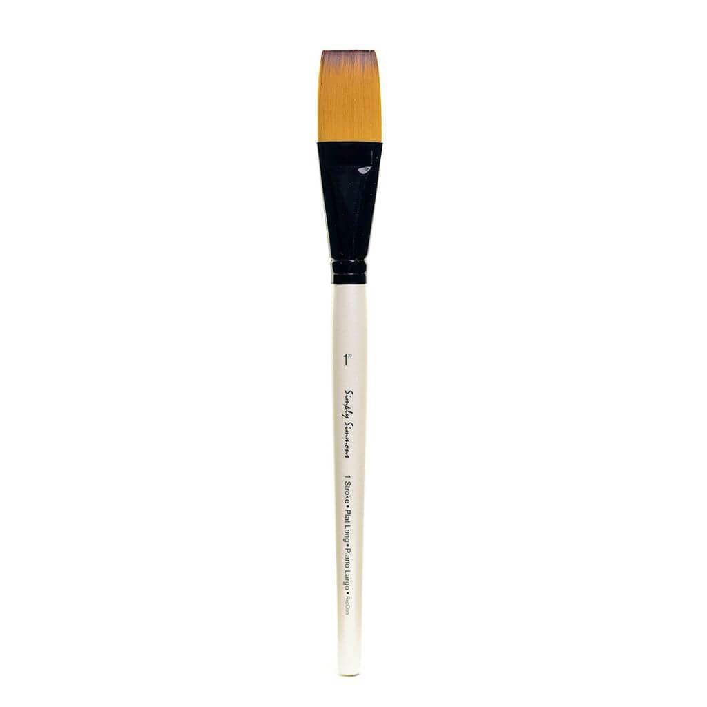 Simply Simmons Short Handle One Stroke  Brushes