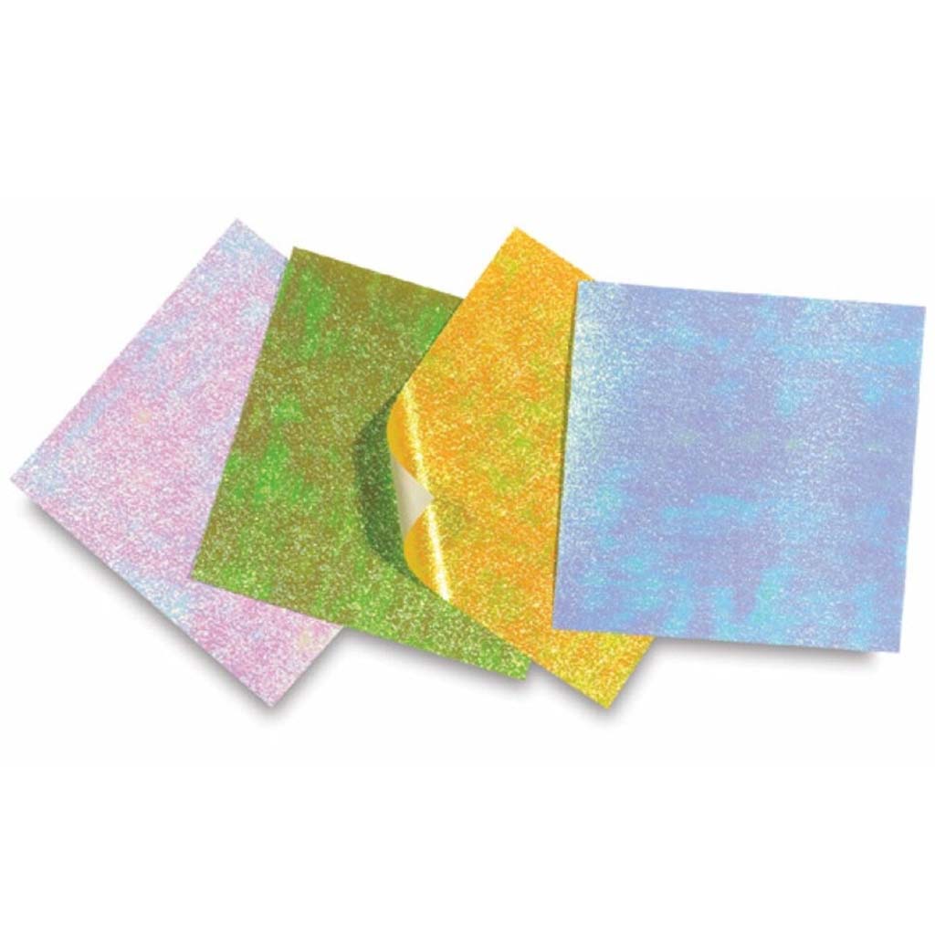 Opalescent Origami Paper Small Crinkled