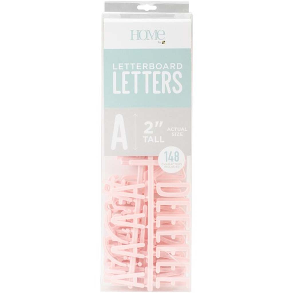 Letters Pink 2in, 148ct