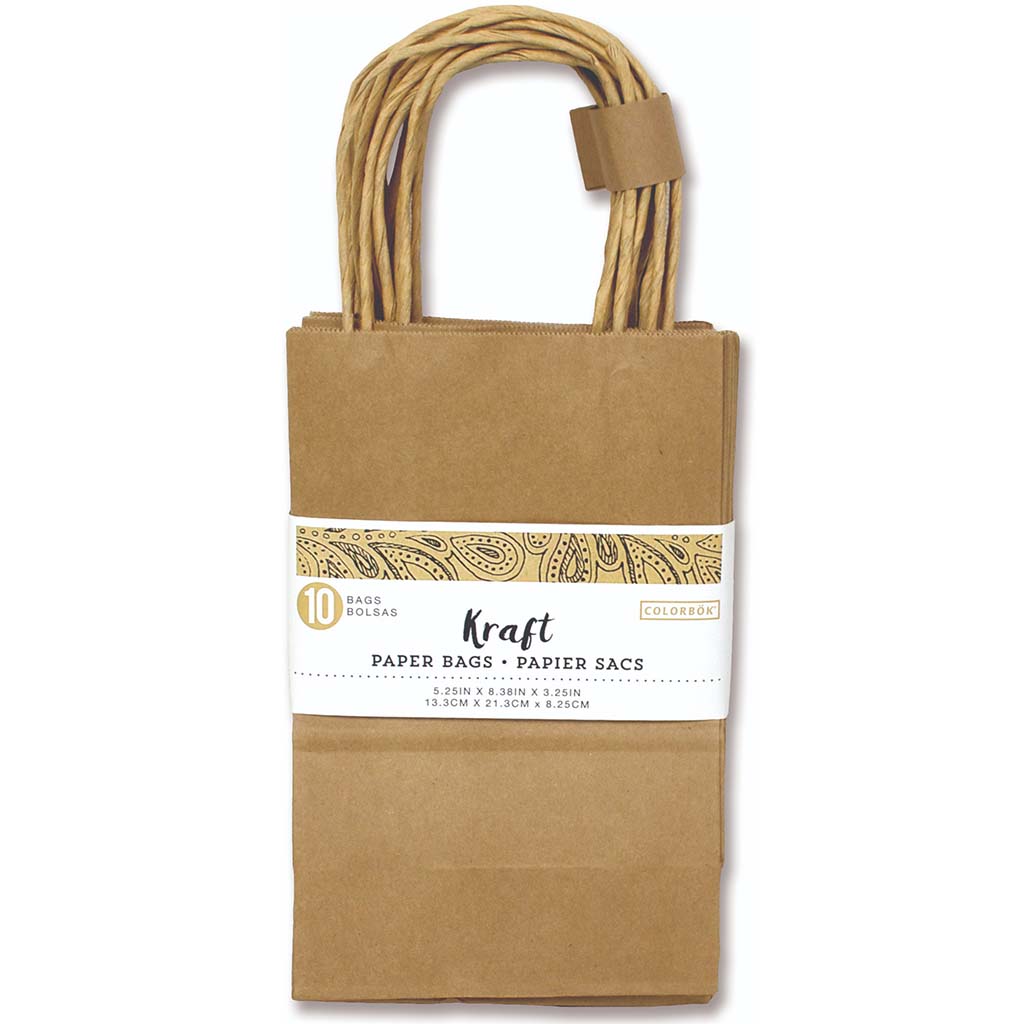 Colorbok Paper Sacks Brown, 10ct