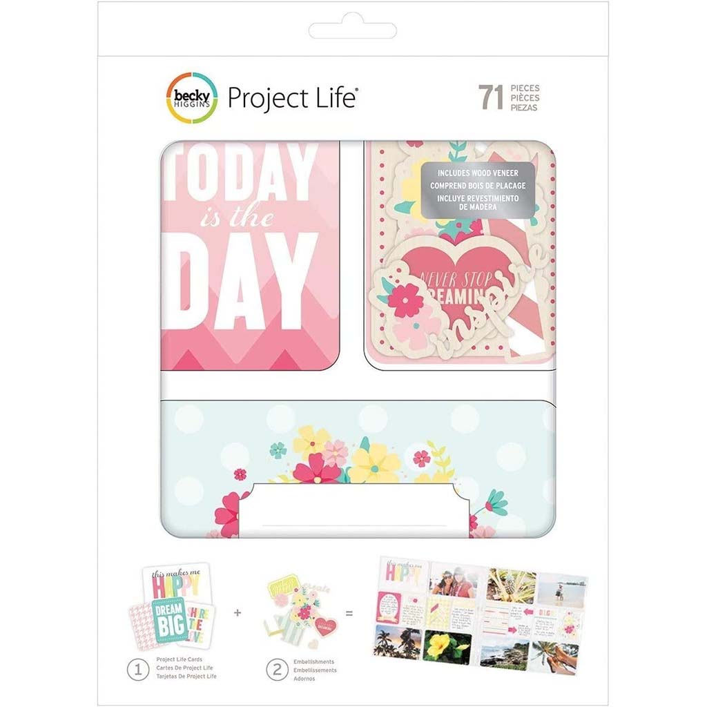 Project Life Note to Self Wood Covering, 71pc