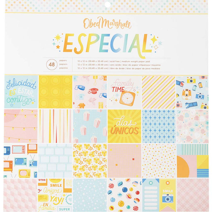 Obed Marshall Paper Pad 12in x 12in, 48sheets- Especial