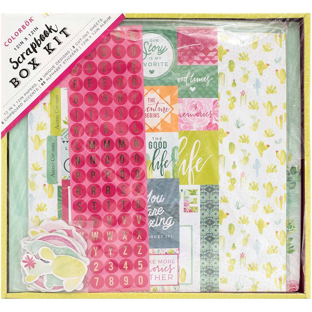 Colorbok Scrapbook Box Kit Southwest, 12in x 12in