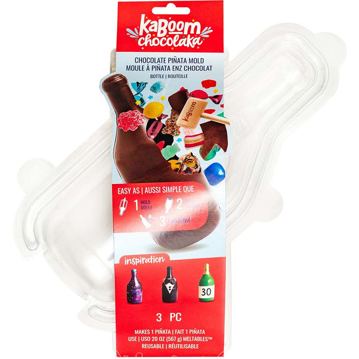 Kaboom Chocolaka Piñata Mold-Bottle, 3pcs