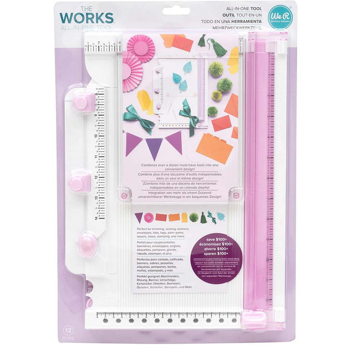 We R Makers The Works All In One Scrapbooking Tool- Lilac