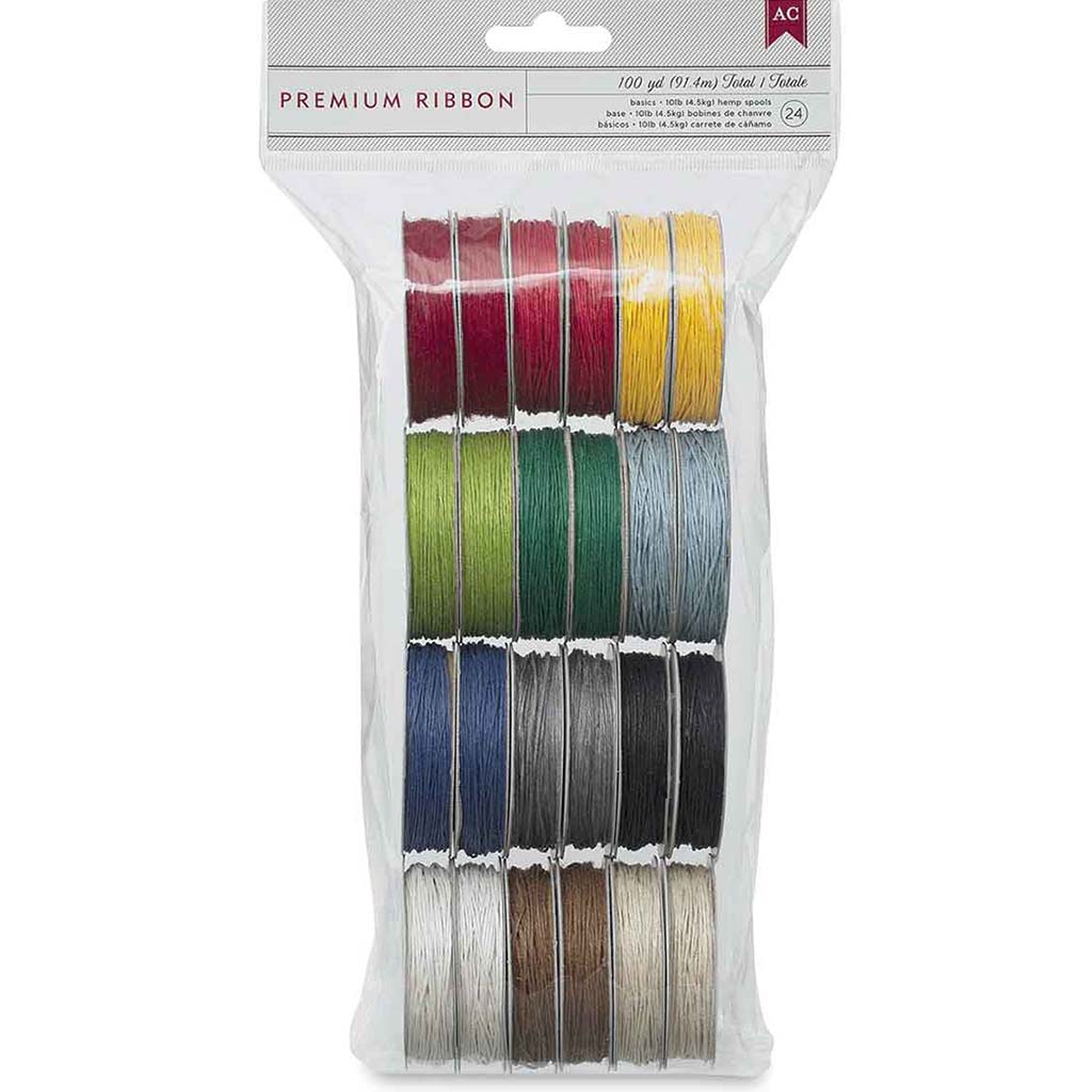 Ribbon Hemp Basics 24 Spools