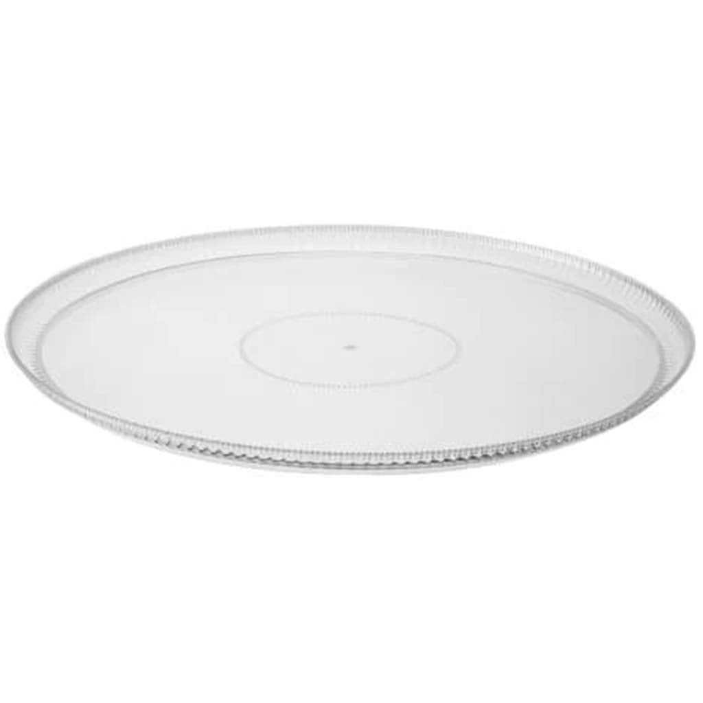Round Ridged Tray Clear, 16in