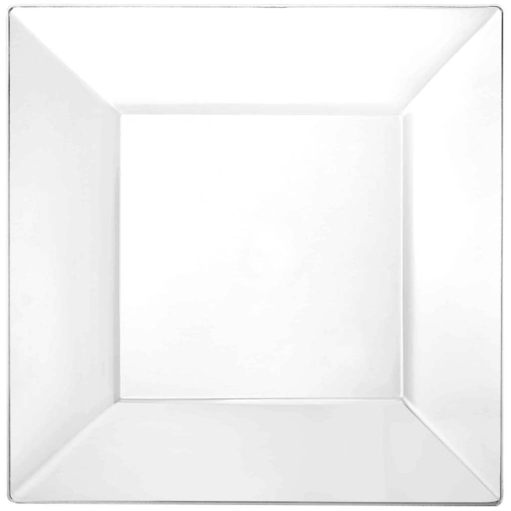 Clear Square Plate 10.75in