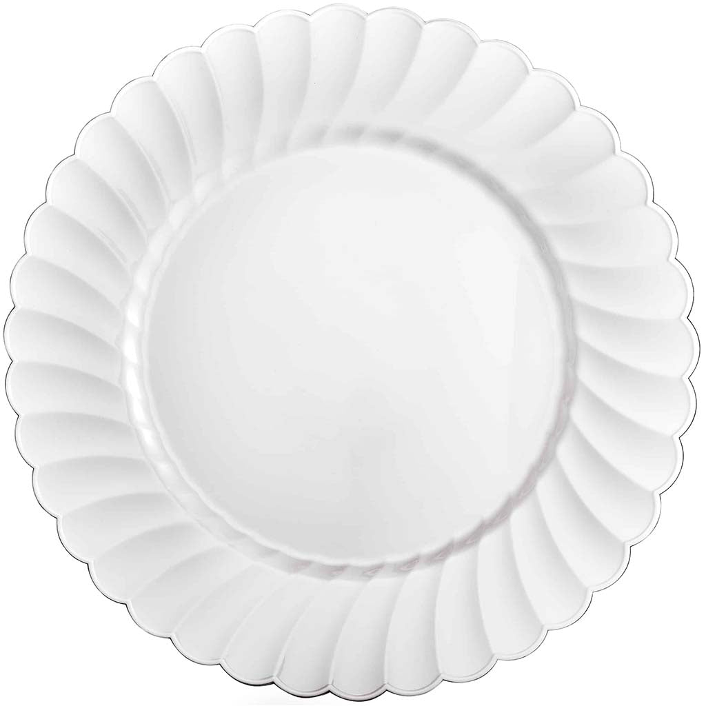 Scalloped Plate Pearl, 7.5in