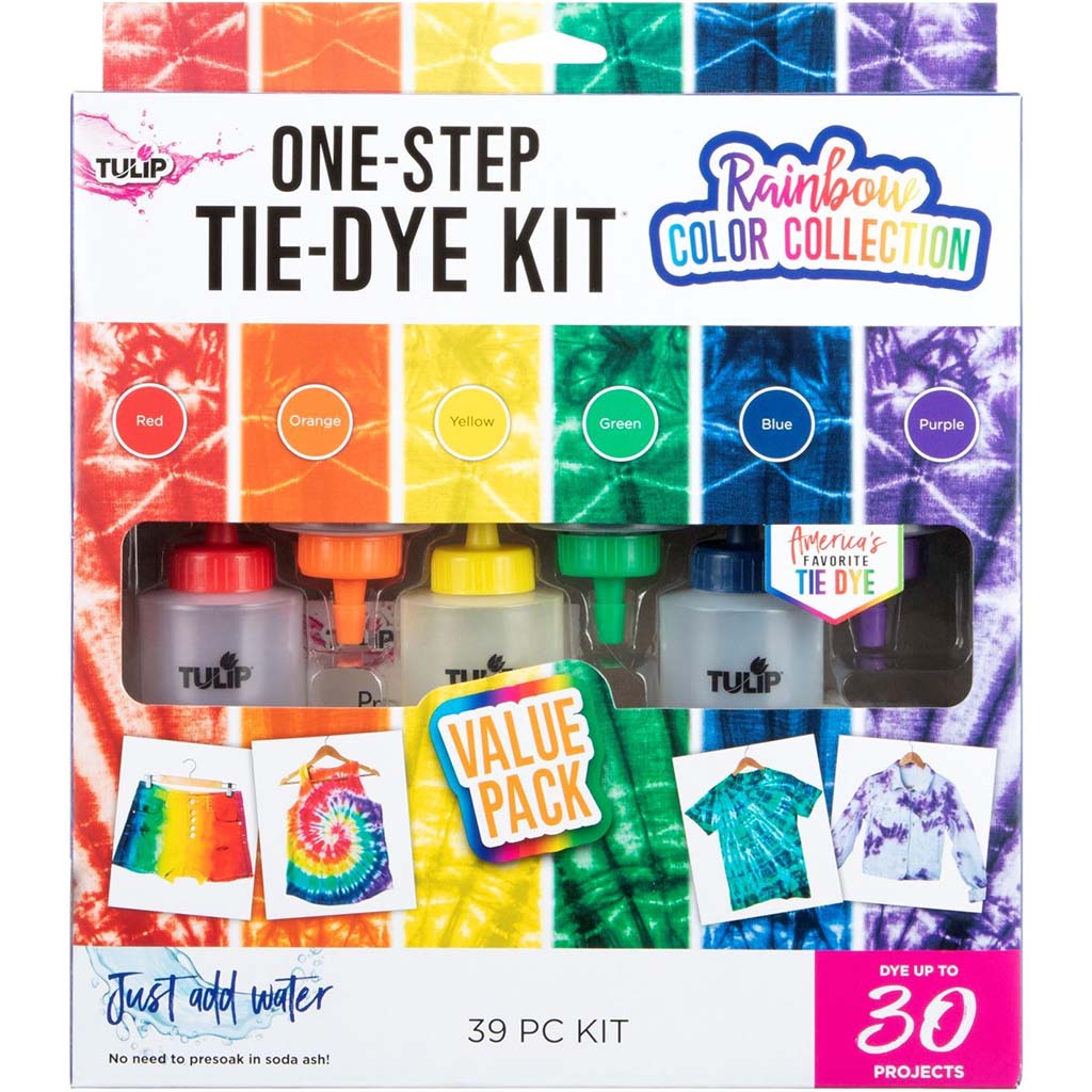 Tulip Rainbow Color Collection Tie-Dye Kit,  6-Color