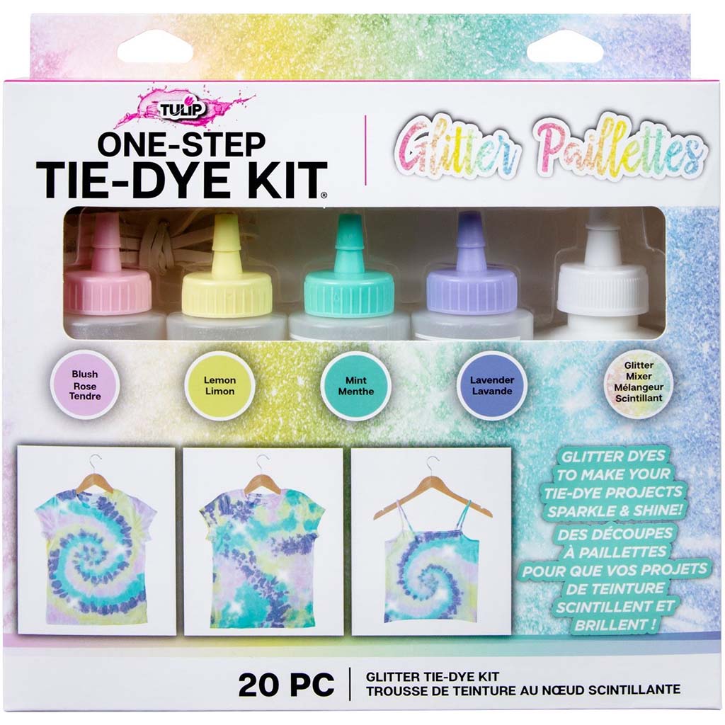 Tulip Glitter Tie-Dye Kit, 4-Color