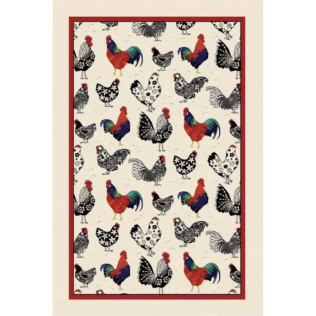 Rooster, Cotton Tea Towel