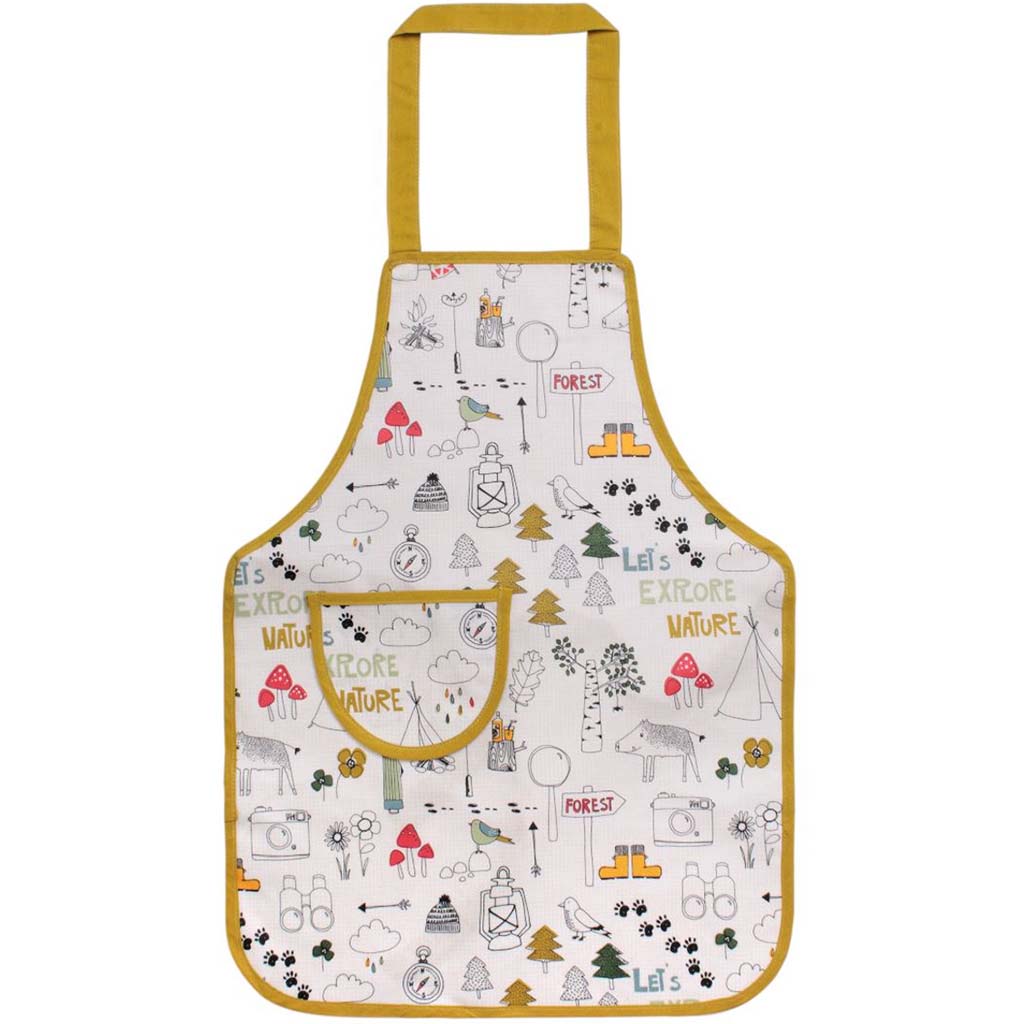 Lets Explore Nature, Kids PVC Apron