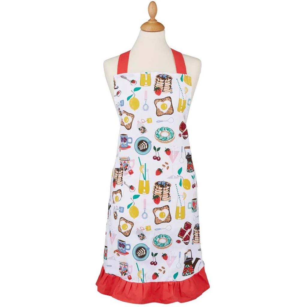 Brunch Cotton Apron and Tea Towel Set