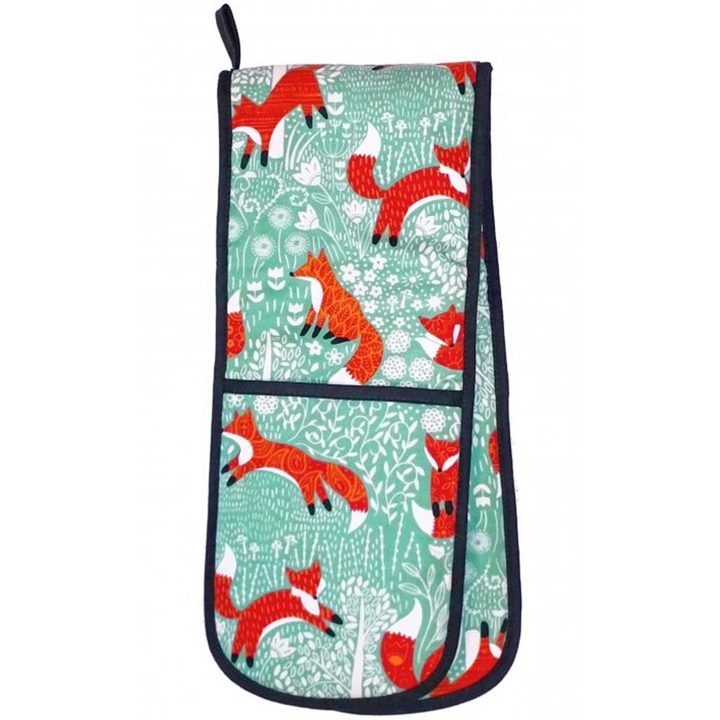 Foraging Fox, Double Oven Gloves