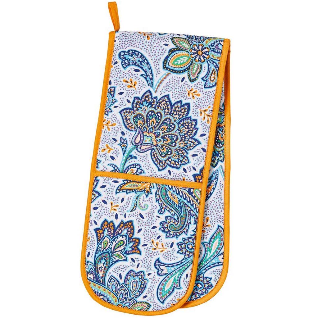 Italian Paisley, Double Oven Gloves