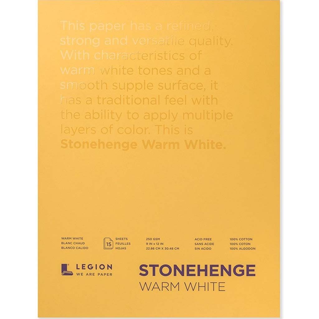 Stonehenge Pads 9in x 12in Warm White