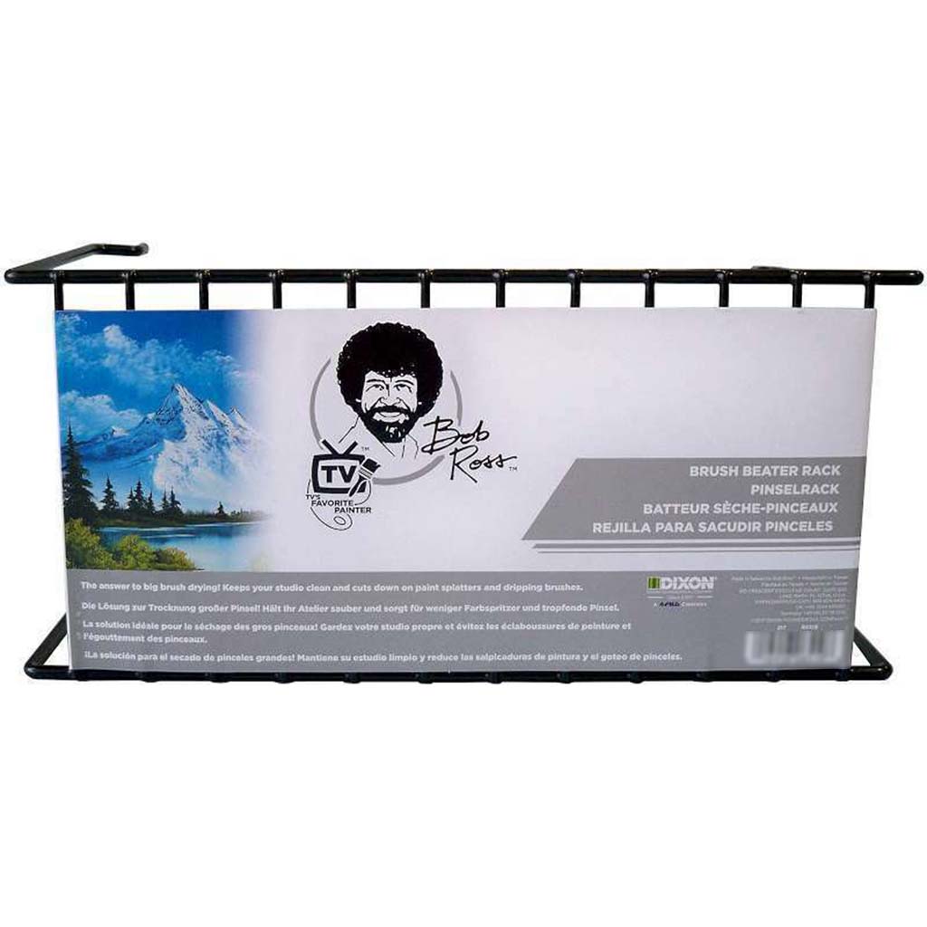 Bob Ross Brush Beater Rack Black