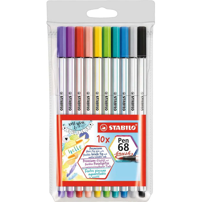Pen 68 Brush Marker Sets, 10ct
