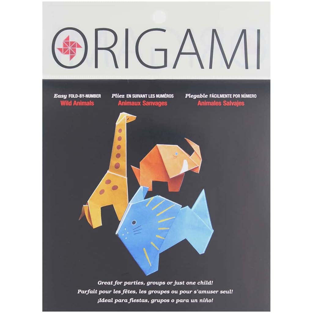 Origami Paper Fold By Number Wild Animals 6x6