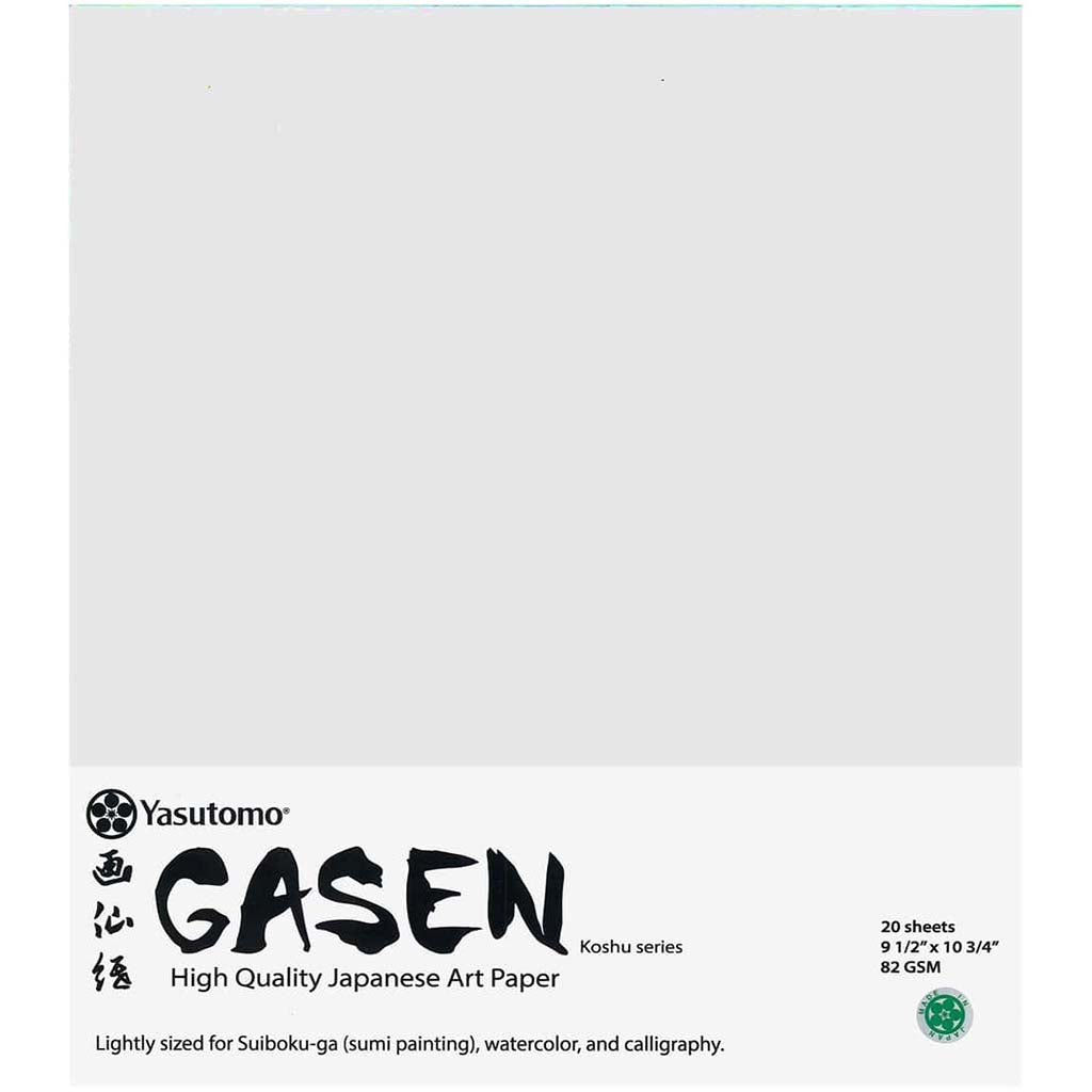 Japanese Premium Art Papers Gasen 9-1/2in x 10-3/4in 82gsm 20Sheet