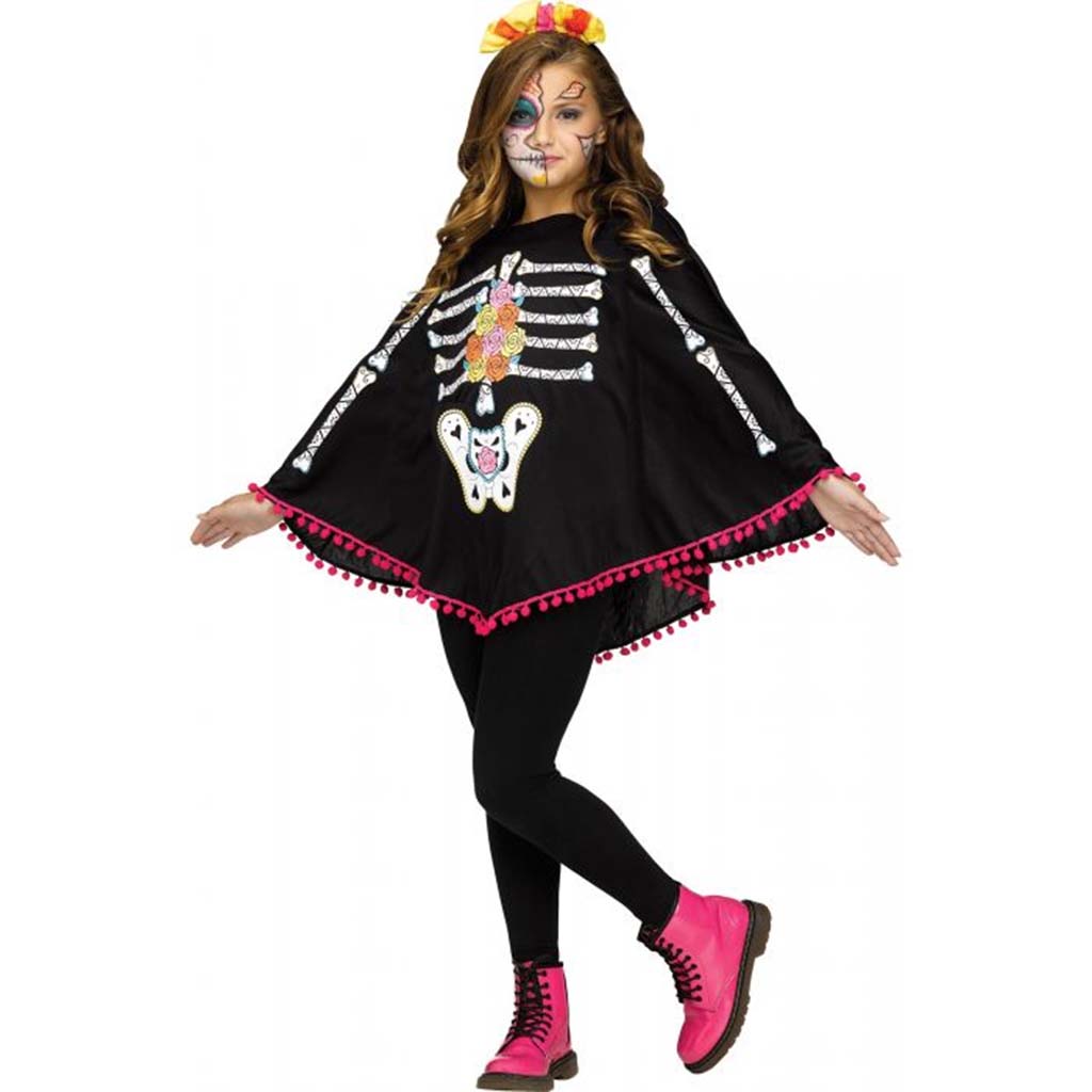 Skeleton Poncho Color Skeleton