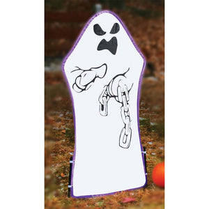 Pop-Open Ghostly Greeter 36in, Silly Purple