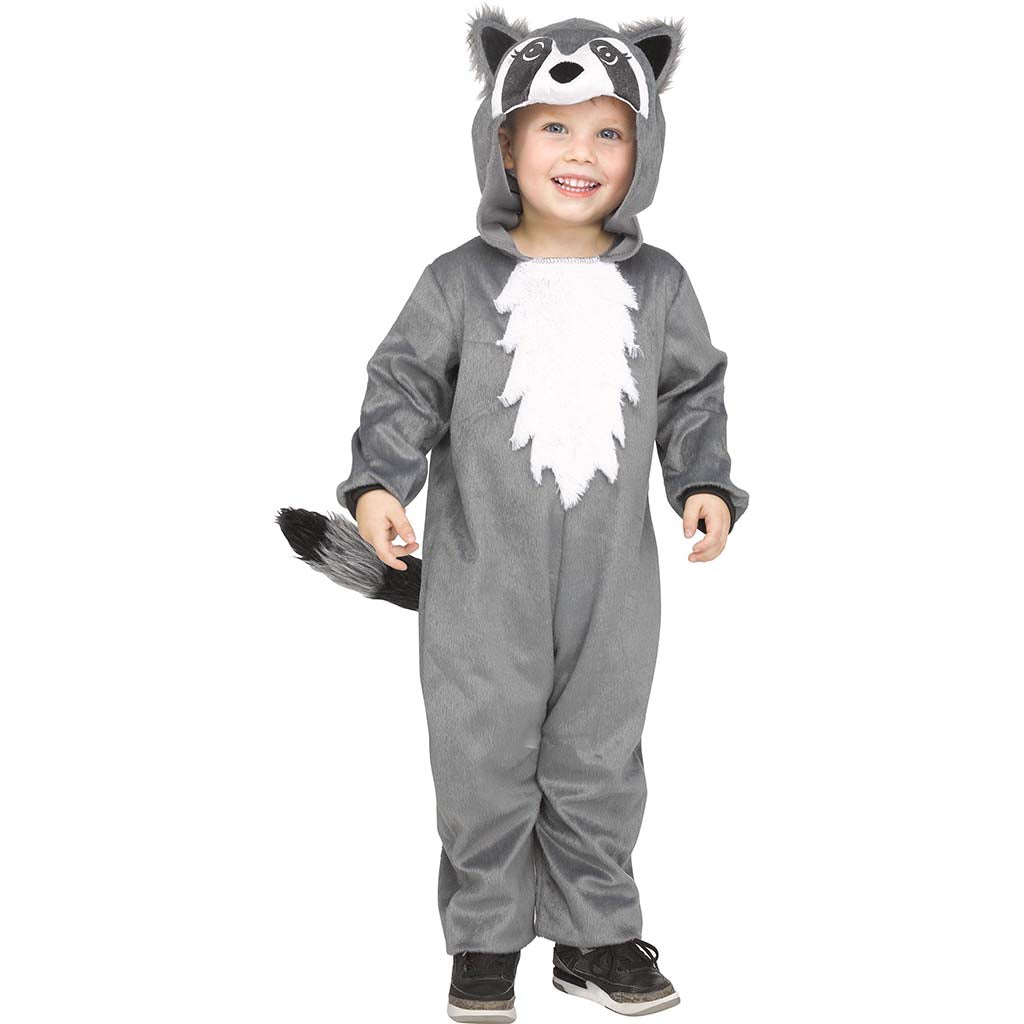 Unisex Raccoon Jumpsuit Toddler Xlarge 4 to 6