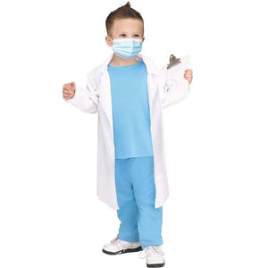 Doctor with Lab Coat Toddler Costume Large 3T to 4T