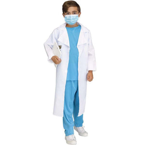 Doctor with Lab Coat Child Costume Large 12 to 14