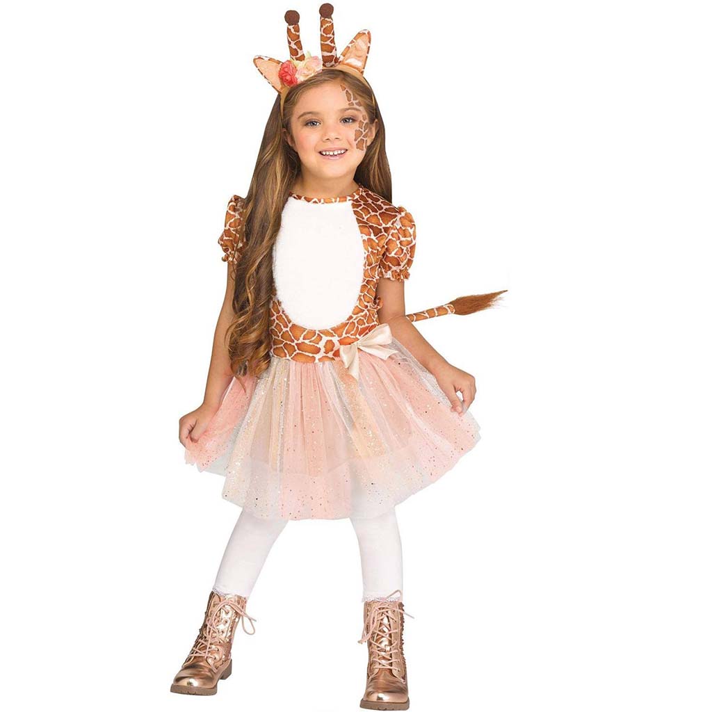 Girly Giraffe Toddler Costume Xlarge 4 to 6