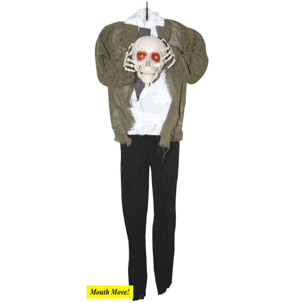 Headless Reaper with Talking Head in Hands