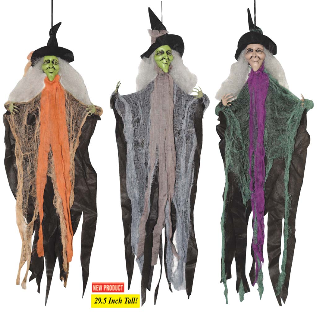 Hanging Witch Assortment, 29.5in