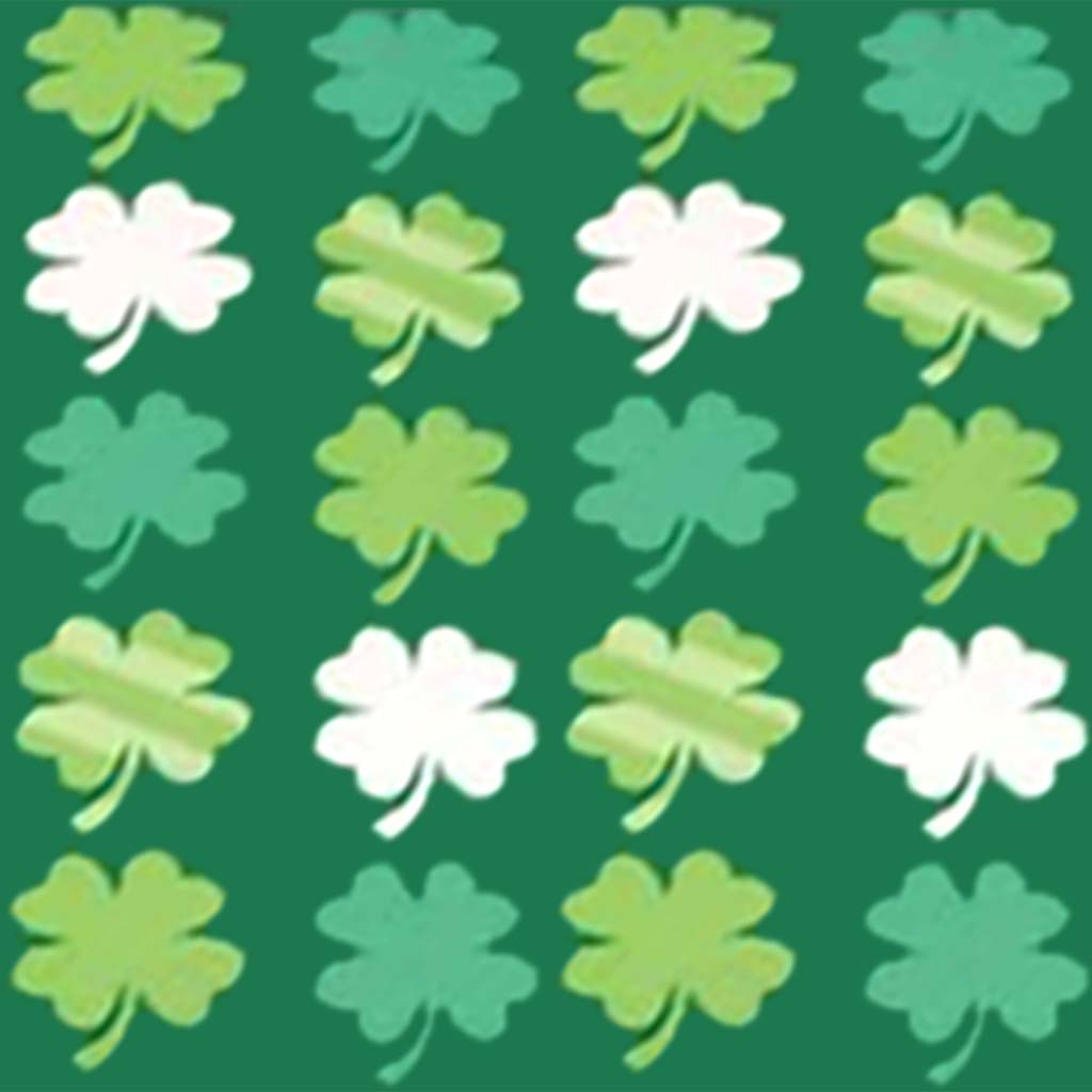 Lucky Clover St Patricks Beverage Napkins, 16ct