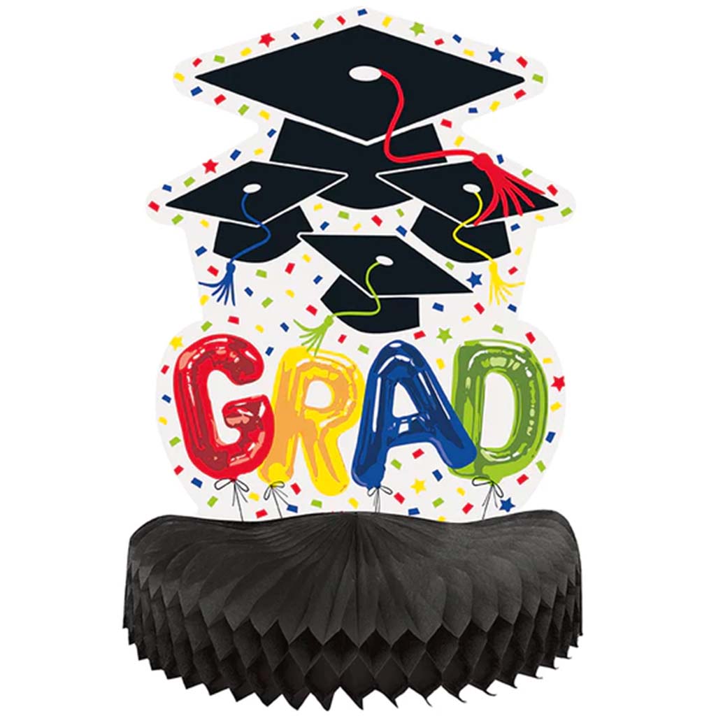 Graduation Honeycomb Centerpiece, 10in