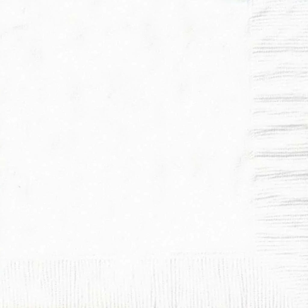 White Lunch Napkin 50ct, 2Ply