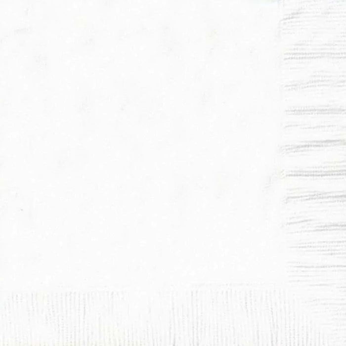 White Lunch Napkin 50ct, 2Ply