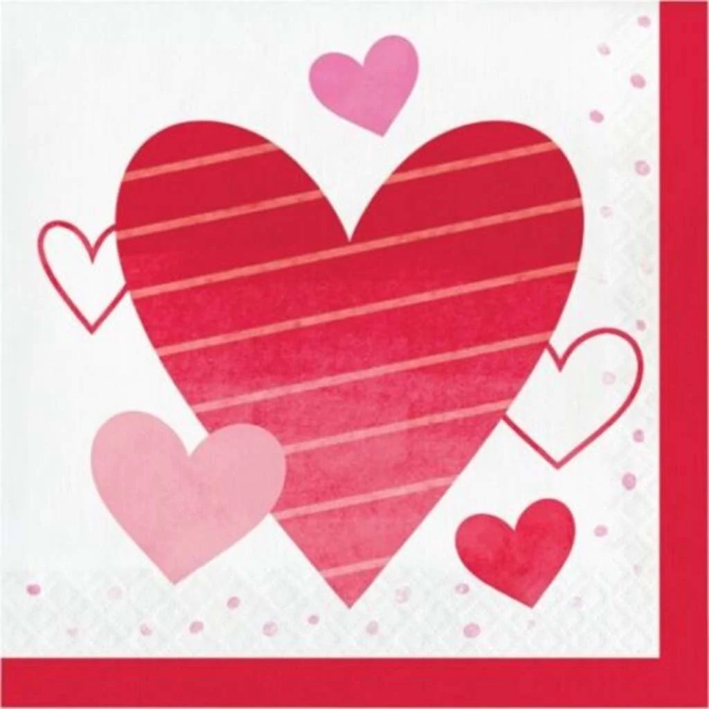 Valentines Day Lunch Napkin 16ct, 2Ply