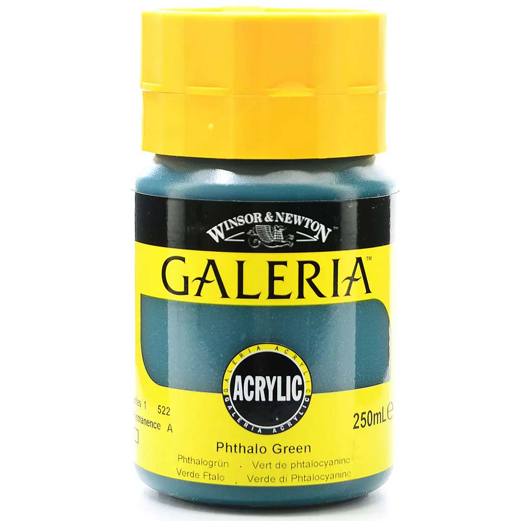 Winsor &amp; Newton Galeria Flow Acrylics 250ml Phthalo Green