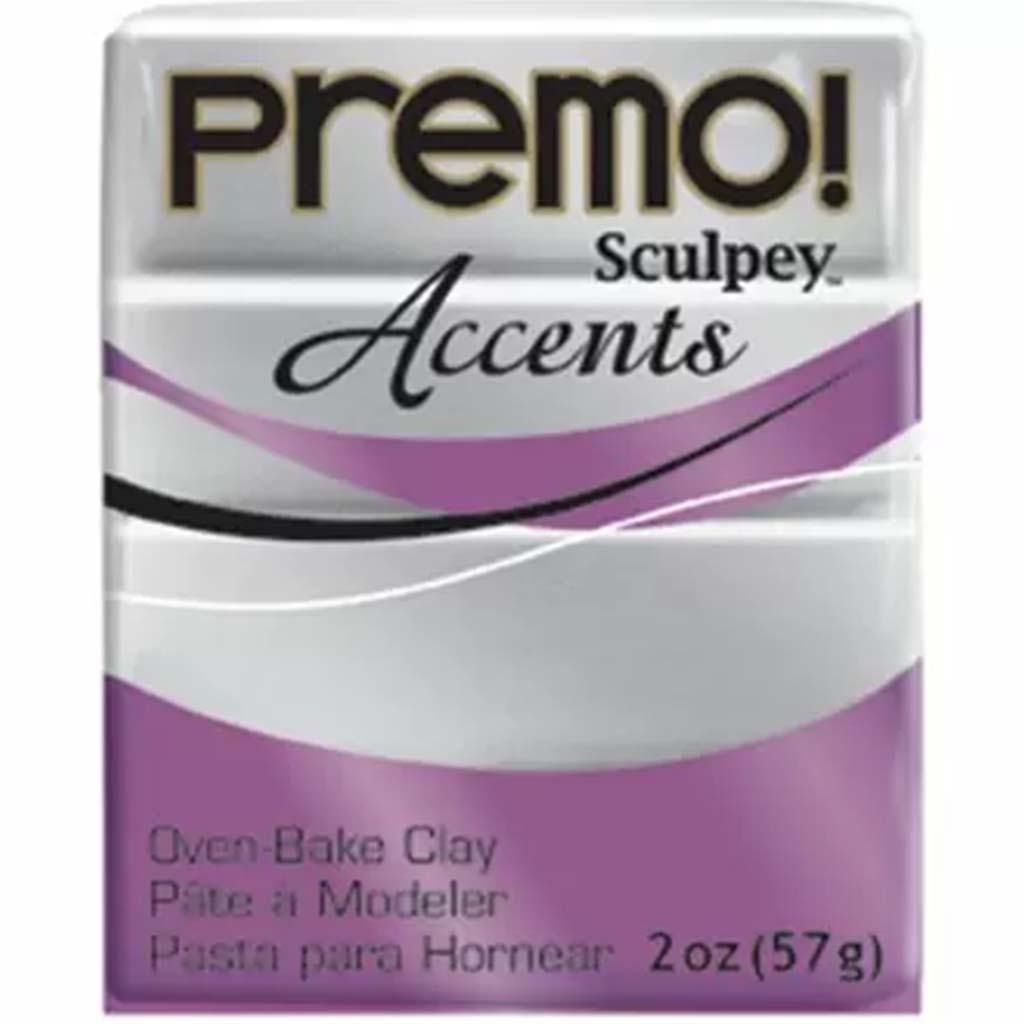 Premo Sculpey Polymer Clay 2oz Silver