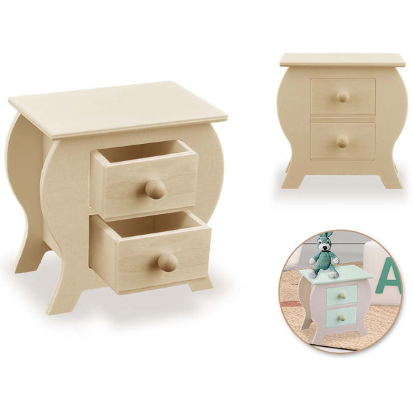 mini wooden dresser craft Wood Craft: Mini DIY Dresser/Drawers, 3.9in x 2.6in x 3.9in