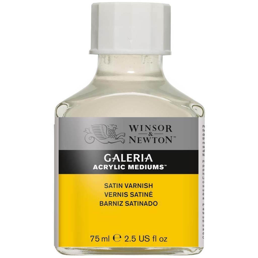 Winsor &amp; Newton Galeria Mediums Satin Varnish 75ml